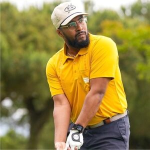 Buena Gente Golf Guayabera Polo Mens Large Mostaza Yellow size 3XL NWT athletic